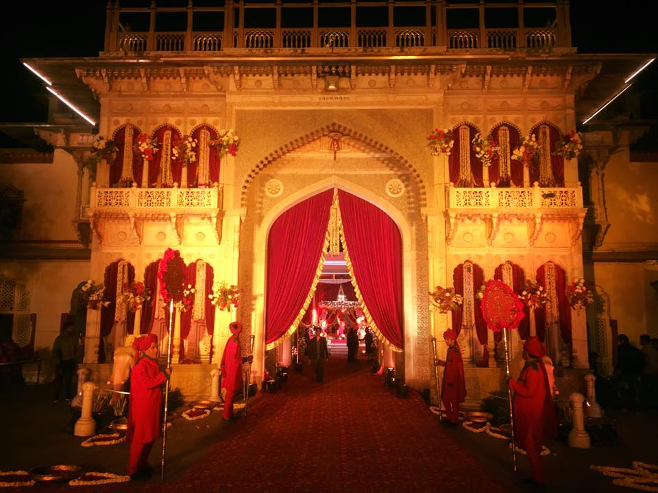Royal Archway Wedding Entrance